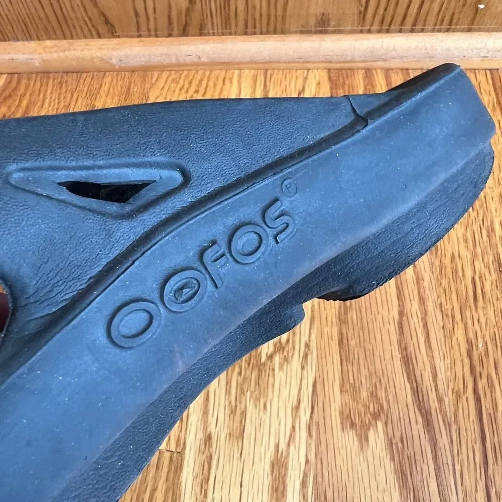 OOFOS Ooriginal Flip Flop Black‎ Size 10 Comfy